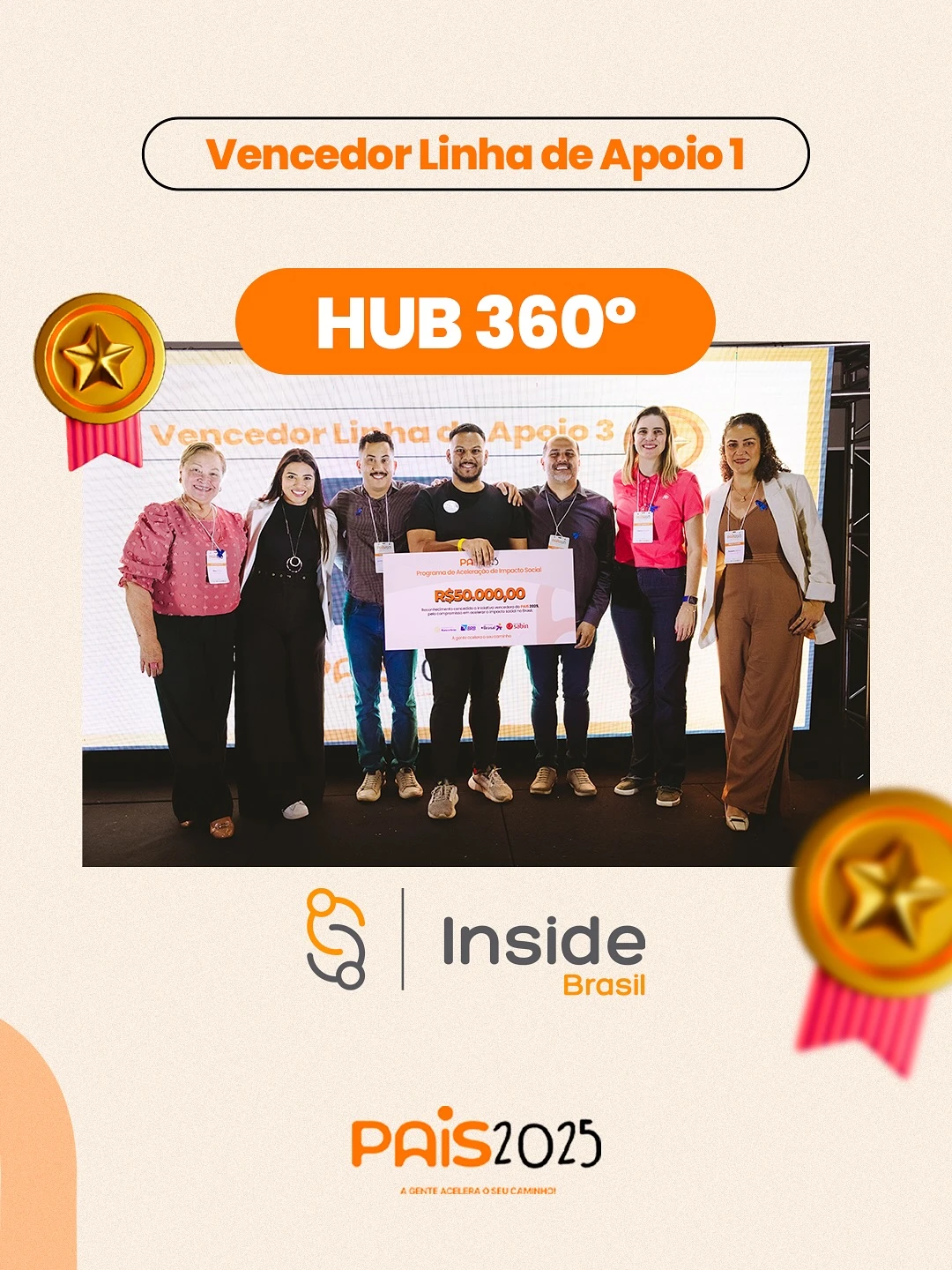 Conheça os projetos vencedores do PAIS 2025! 🎉Depois de quatro meses de jornada, capacitações e (1)